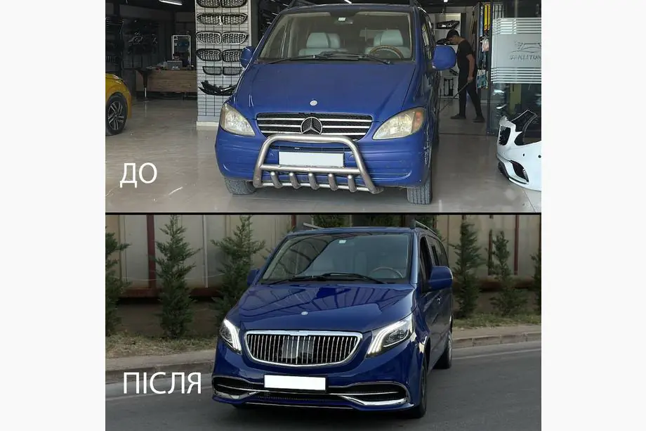 Mercedes Vito W639 2004-2014 Kit restylage vers W447 Maybach Photo 1