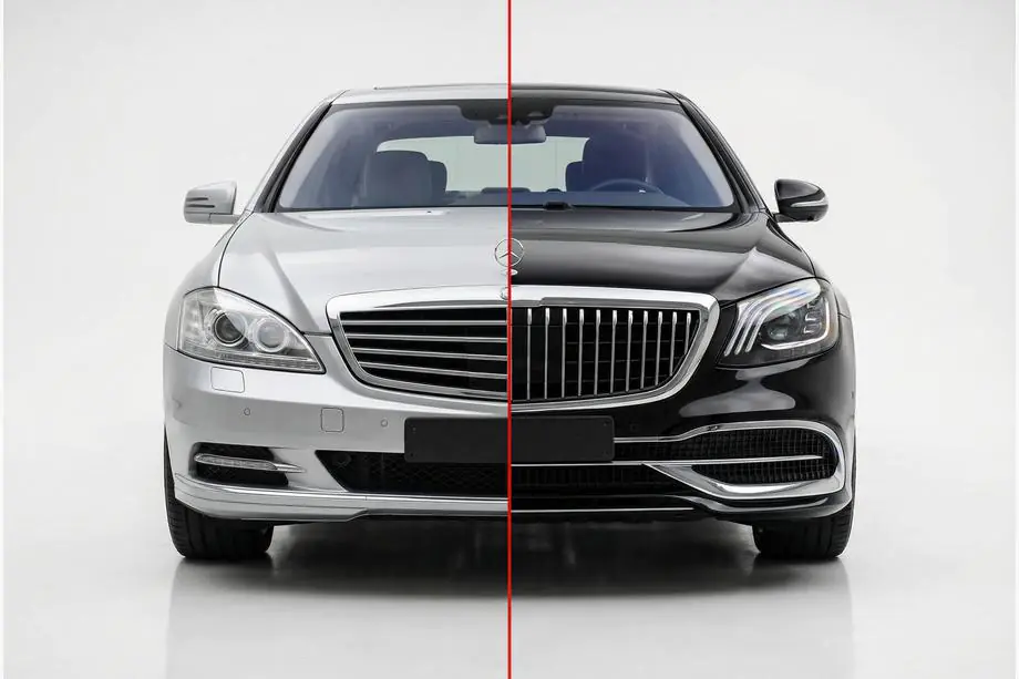 Mercedes S-сlass W221 2005-2013 Kit restylage vers X222 Maybach S600 Image