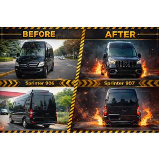 Kit restylage vers W907 Mercedes Sprinter W906 2006–2018 photo 1