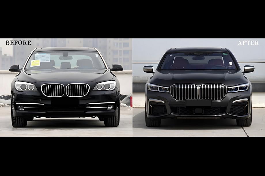 BMW 7 Series F01/F02 2008-2015 Kit restylage vers G12 M760 (avec remplacement du couvercle de coffre et des ailes arrières) Photo 133