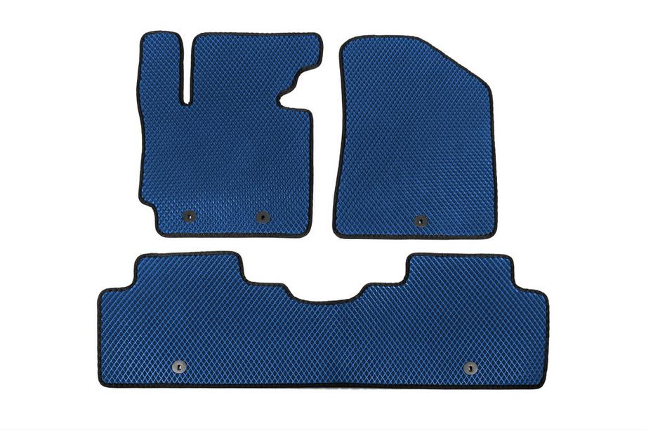 Kia Soul II 2013-2018 Tapis de sol EVA (Bleus) Image