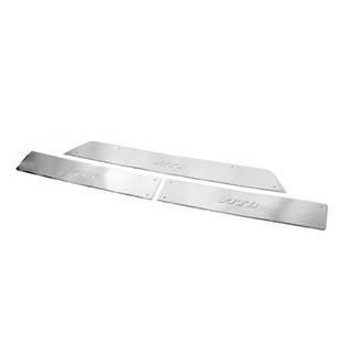 Seuils de porte intérieurs Carmos (3 pcs, inox) photo 2