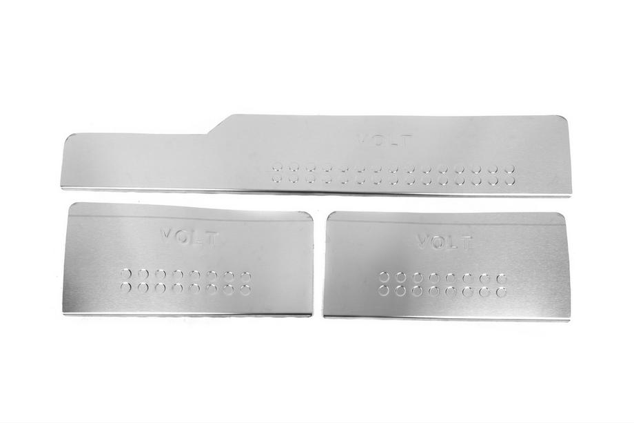 Volkswagen LT 1995-2006 Seuils de porte intérieurs inox Carmos V3 (3 pcs) Photo 1