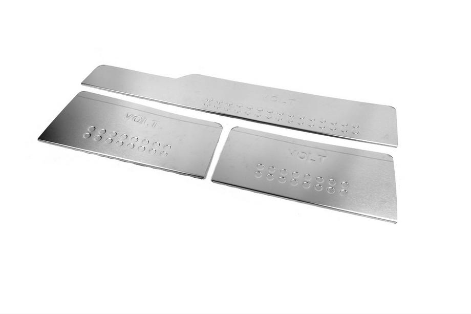 Volkswagen LT 1995-2006 Seuils de porte intérieurs inox Carmos V3 (3 pcs) Photo 2
