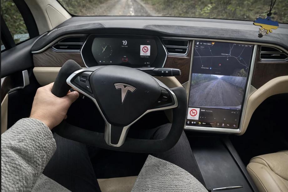 Tesla Model X 2015- Volant sport (Alcantara, carbone, chauffant) Image