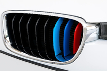BMW 3 Series F30/F31 2012-2019 Caches de calandre pour grille à 8 barres (3 pcs) photo 1