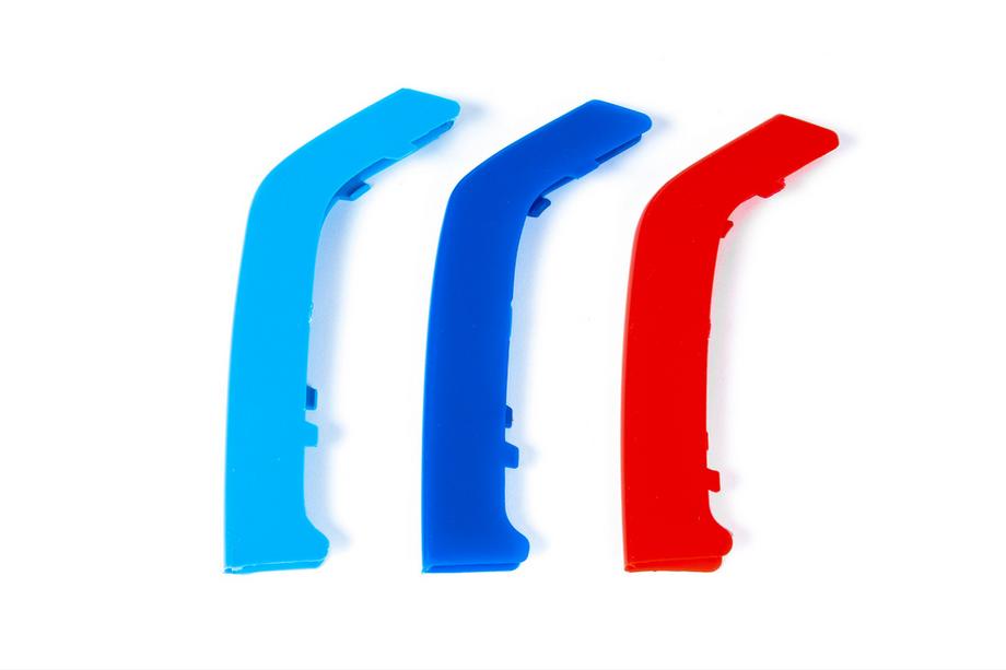 BMW 3 Series F30/F31 2012-2019 Caches de calandre pour grille à 8 barres (3 pcs) Photo 2