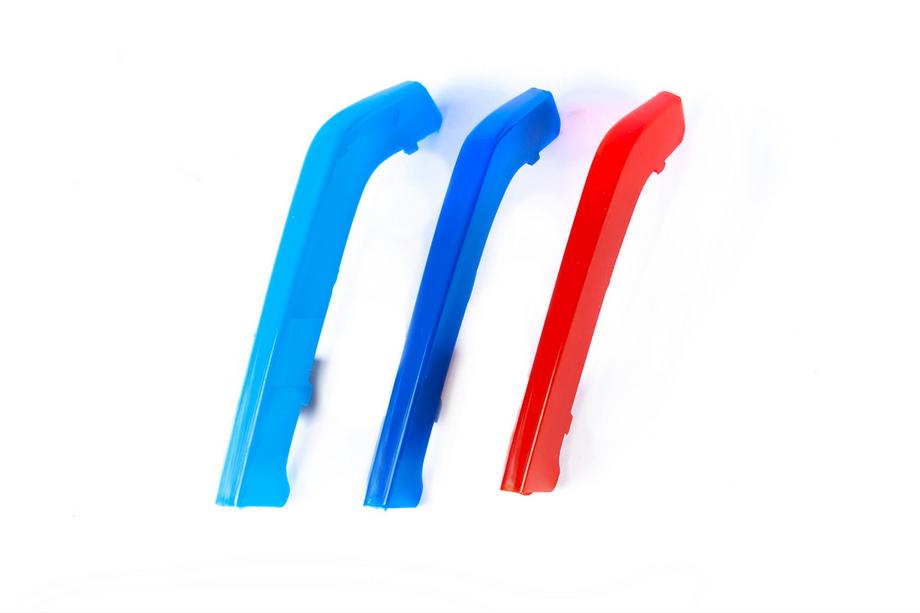 BMW 3 Series F30/F31 2012-2019 Caches de calandre pour grille à 8 barres (3 pcs) Photo 3