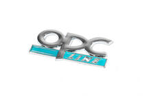 Opel Badge métallique de coffre OPC Line (Chrome+Bleu) photo 1