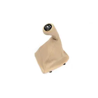 Soufflet de levier de vitesse + pommeau OEM (beige) photo 1