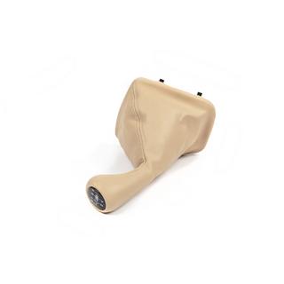 Soufflet de levier de vitesse + pommeau OEM (beige) photo 4