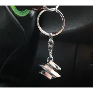 Porte-clés métallique avec logo Suzuki photo 1