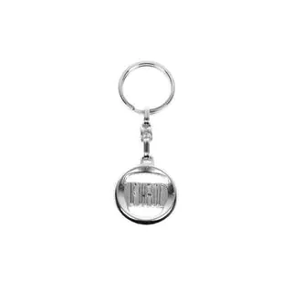 Porte-clés métallique avec logo Fiat