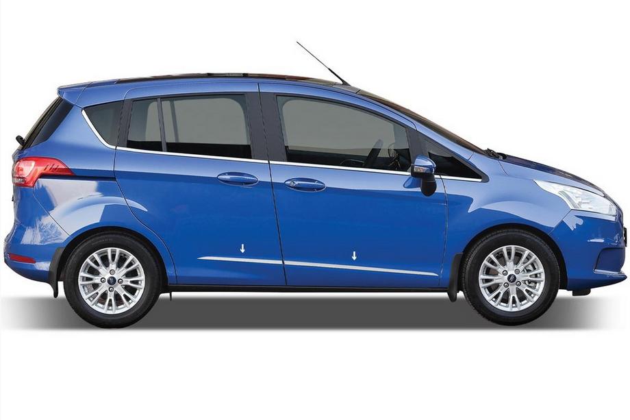 Ford B-Max 2012-2017 Moulures de porte OmsaLine (4 pcs, inox) Image