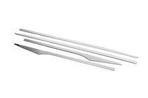 Hyundai I-20 2020- Moulures de porte OmsaLine (4 pcs, inox) photo 3