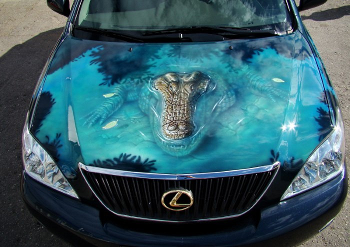 Art sur roues : tendances inspirantes de l’aérographe automobile