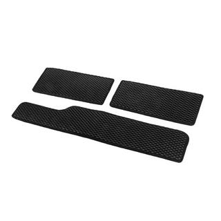 Tapis de seuil en polyuréthane (3 pcs, EVA, noir) photo 1
