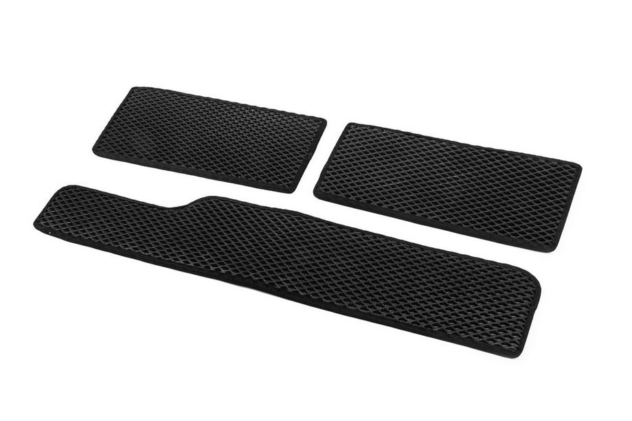 Mercedes Sprinter W901/902/903/904/905 1995–2006 Tapis de seuil en polyuréthane (3 pcs, EVA, noir) Photo 1