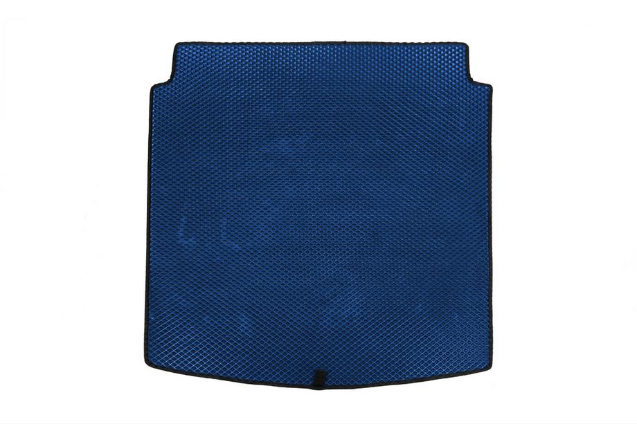 Audi A4 B8 2007-2015 Tapis de coffre Sedan (EVA, Bleu) Image