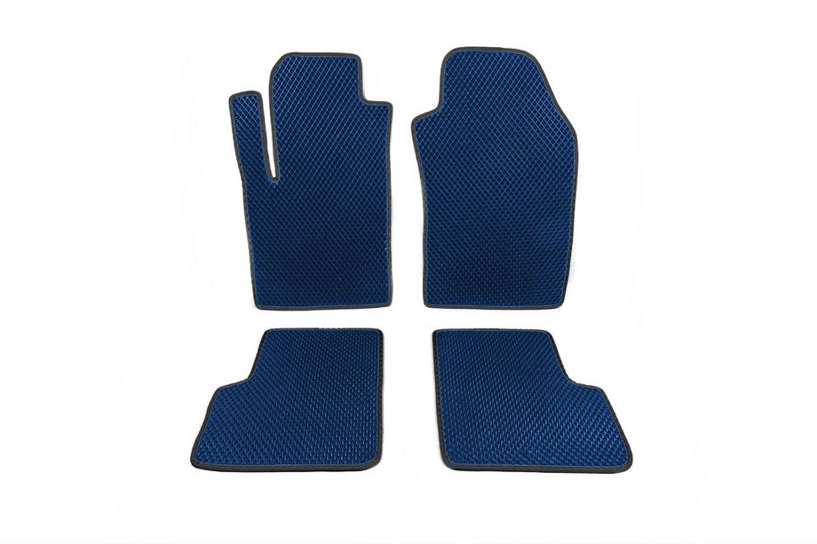 Fiat 500/500L 2013-2022 Tapis de sol EVA (Pour 500, Bleu) Image