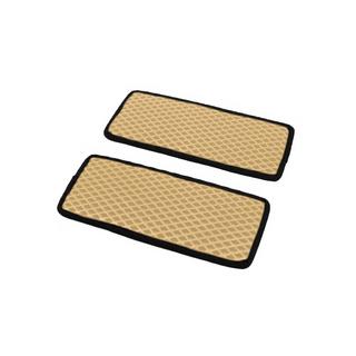Tapis de seuil en polyuréthane (2 pcs, EVA, Beige) Citroen Jumper 2007-2025 photo 2