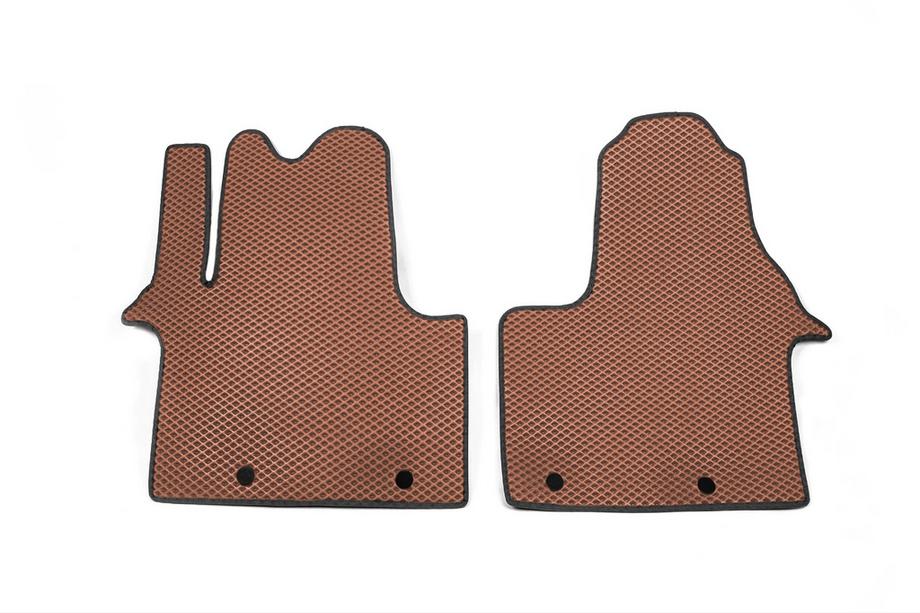 Opel Vivaro 2015-2019 Tapis de sol (2 pcs, EVA, Marron) Image