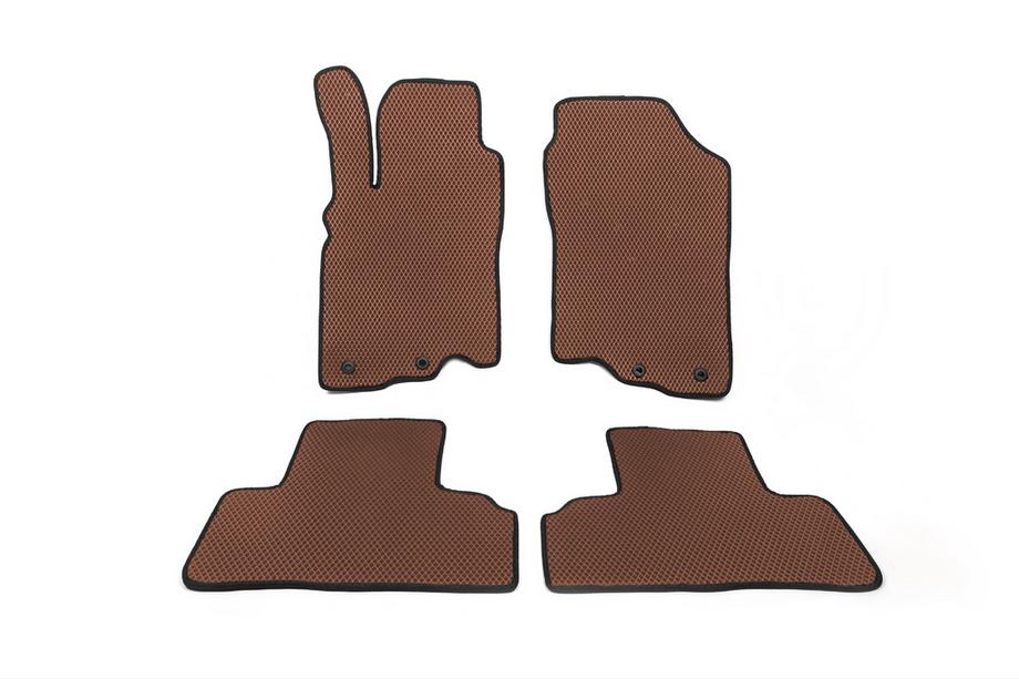 Honda Insight II 2009-2014 Tapis de sol EVA (Marron) Image