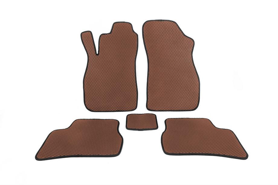 Hyundai Accent 2000-2006 Tapis de sol EVA (Marron) Image