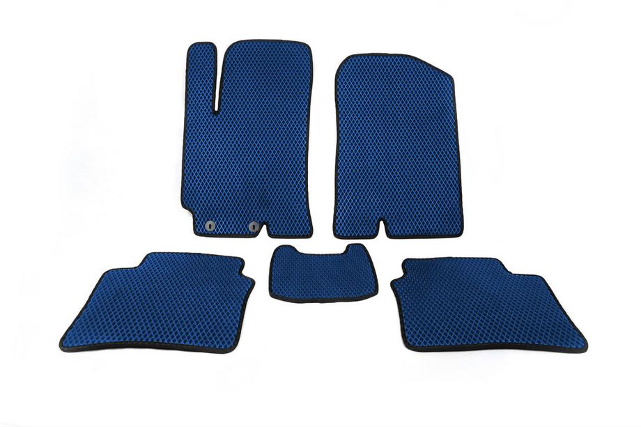 Hyundai Accent 2017-2023 Tapis de sol EVA (Bleu) Image