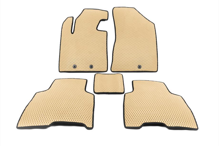 Kia Sorento II XM 2009-2014 Tapis de sol 2012-2014 (EVA, Beige) Image