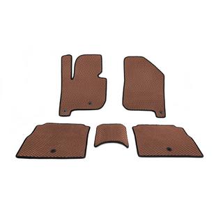 Tapis de sol en polyuréthane EV (EVA, Marron) Kia Soul II 2013-2018 photo 1