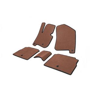 Tapis de sol en polyuréthane EV (EVA, Marron) Kia Soul II 2013-2018 photo 2