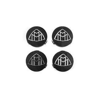 Cabochons de jante 70/75 mm avec anneau (4 pcs, Maybach) photo 2