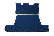 Toyota Land Cruiser 100 1998-2007 Tapis de coffre 2 pcs Bleu (EVA, 7 places) photo 1