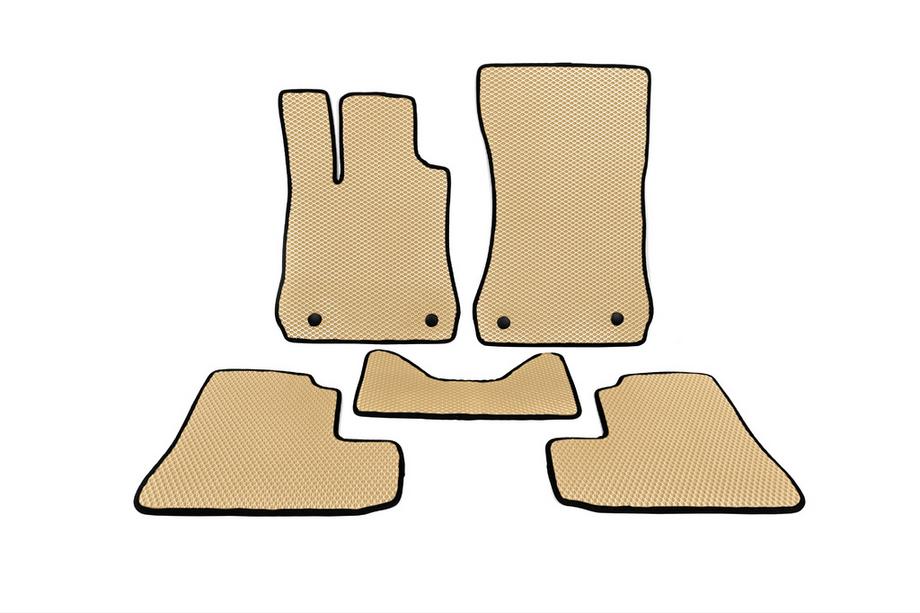 Mercedes S-class W221 2005-2013 Tapis de sol EVA (Short, Beige) Photo 1