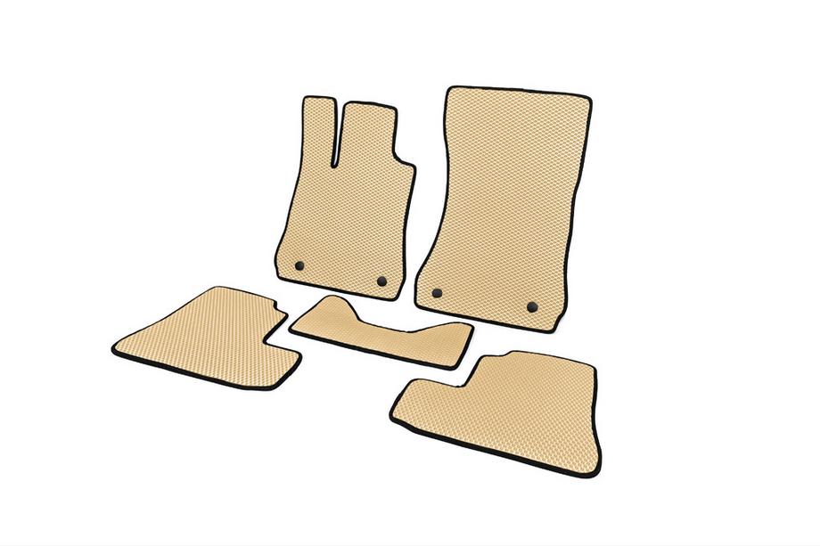 Mercedes S-class W221 2005-2013 Tapis de sol EVA (Short, Beige) Photo 2