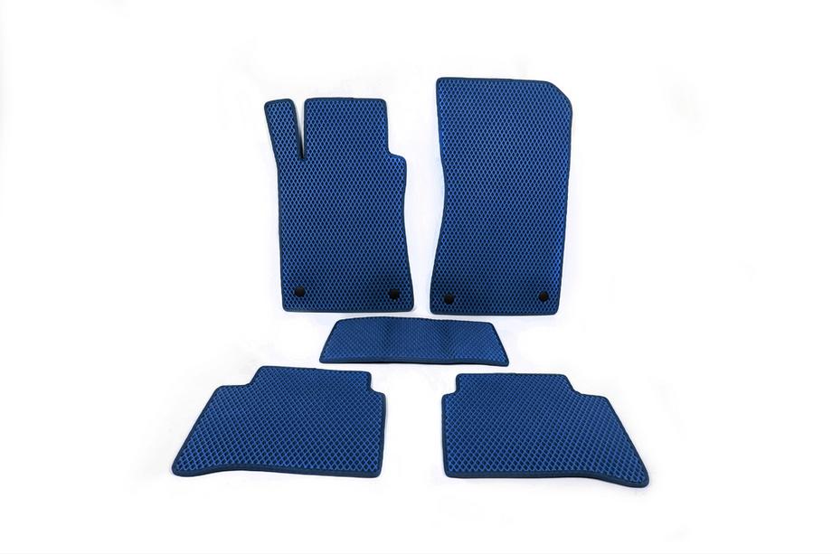 Mercedes E-class W211 2002-2009 Tapis de sol EVA (Bleu) Image