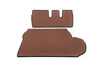 Mitsubishi Outlander 2006-2012 Tapis de coffre (EVA, Marron) 7 places photo 1