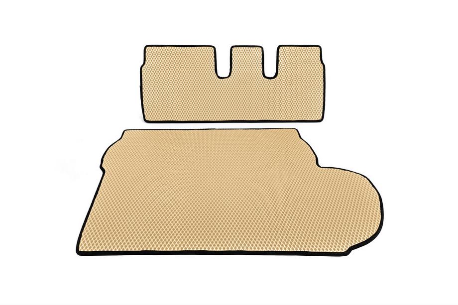 Mitsubishi Outlander 2006-2012 Tapis de coffre (EVA, Beige) 7 places Image