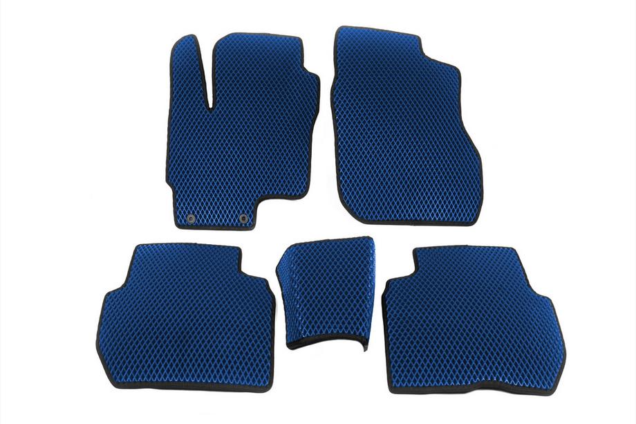 Mitsubishi Outlander 2012-2021 Tapis de sol EVA P-HEV (Bleu) Image