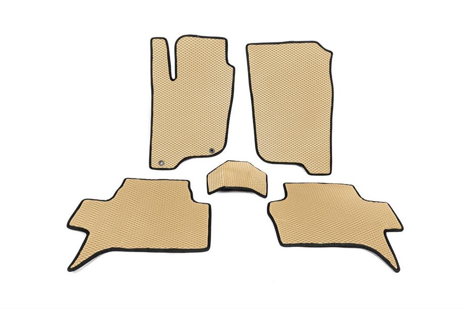 Mitsubishi Pajero Sport 2008-2015 Tapis de sol EVA (Beige) Photo 1