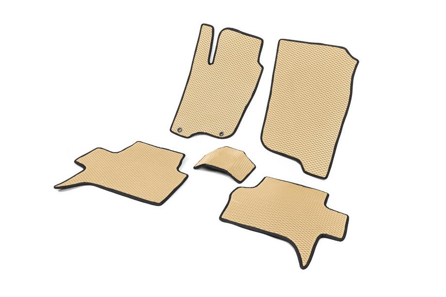 Mitsubishi Pajero Sport 2008-2015 Tapis de sol EVA (Beige) Photo 2