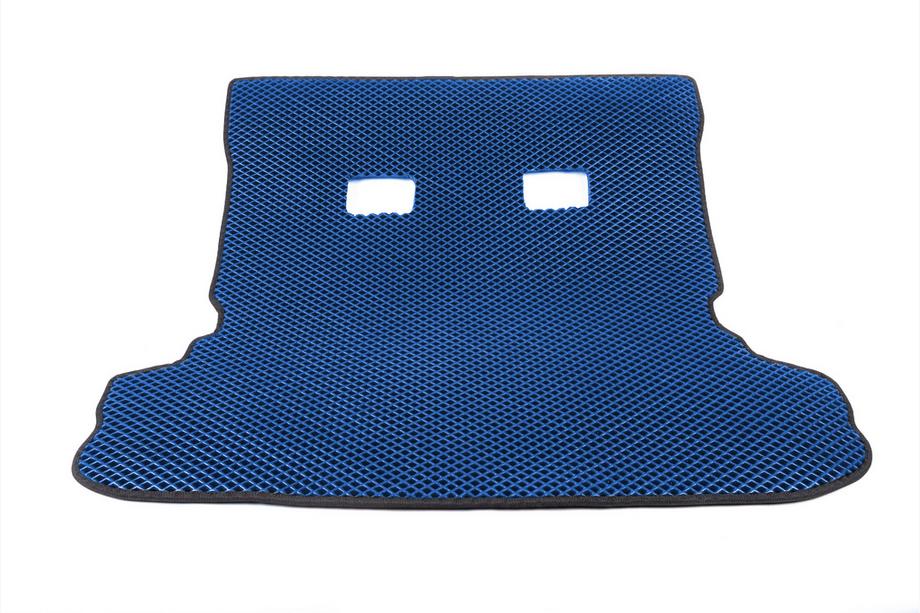 Mitsubishi Pajero Wagon IV 2006-2021 Tapis de coffre EVA Bleu Photo 1