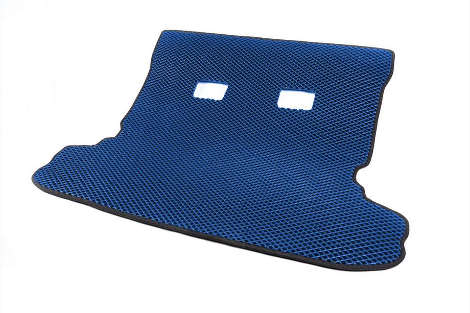 Mitsubishi Pajero Wagon IV 2006-2021 Tapis de coffre EVA Bleu Photo 2