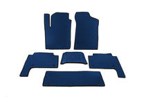 Nissan Patrol Y62 2010-2024 Tapis de sol EVA 3 rangées (Bleu) photo 1