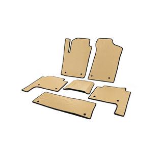 Tapis de sol EVA 3 rangées Beige Nissan Patrol Y62 2010-2024 photo 2