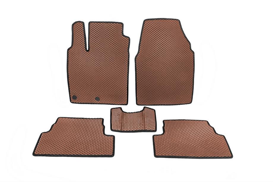 Nissan Qashqai 2010-2014 Tapis de sol EVA (Marron) Image