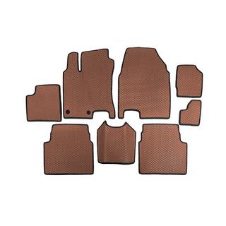 Tapis de sol EVA pour +2 (3 rangées, Marron) Nissan Qashqai 2010-2014 photo 1