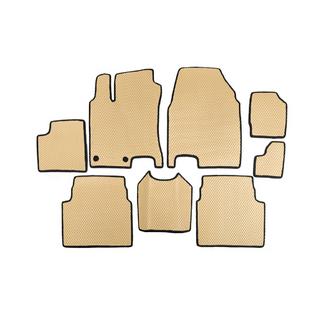 Tapis de sol EVA pour +2 (3 rangées, Beige) Nissan Qashqai 2010-2014 photo 1