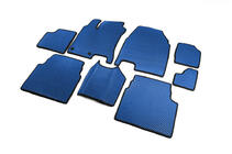 Nissan Qashqai 2007-2010 Tapis de sol EVA pour +2 (3 Rangées, Bleu) photo 2